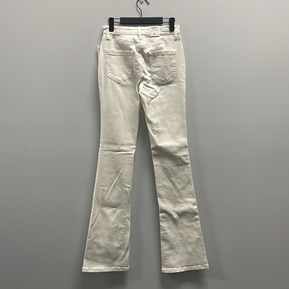 “BlankNYC” Size 26 White High Rise Mini Flare Jeans - Picture 3 of 6